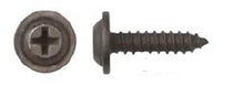 Load image into Gallery viewer, 50 Pcs Black Flat Top Phil Screws - 10 x 1" Hd 15/32" O.D. Washer