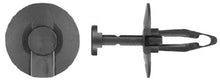 Load image into Gallery viewer, 25Pcs Black Nylon Splash Shield Ret - 5/16" Hole 29/32" Stem Lgth