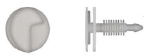 Load image into Gallery viewer, 25Pcs White Nylon Door Panel Ret - 7mm Hole Size 24mm Stem Length