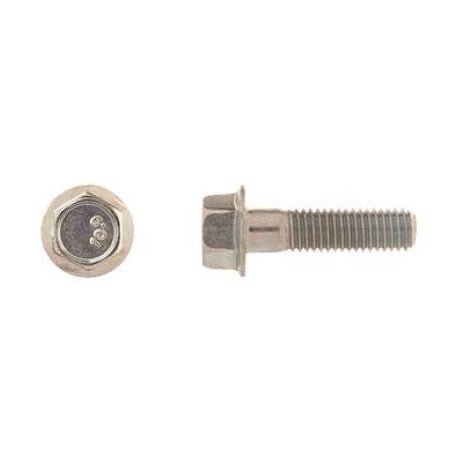 50Pcs Z Cl 10.9 Hex Hd Flange Bolts - 6-1.00 x 16mm 10mm Hex Hd