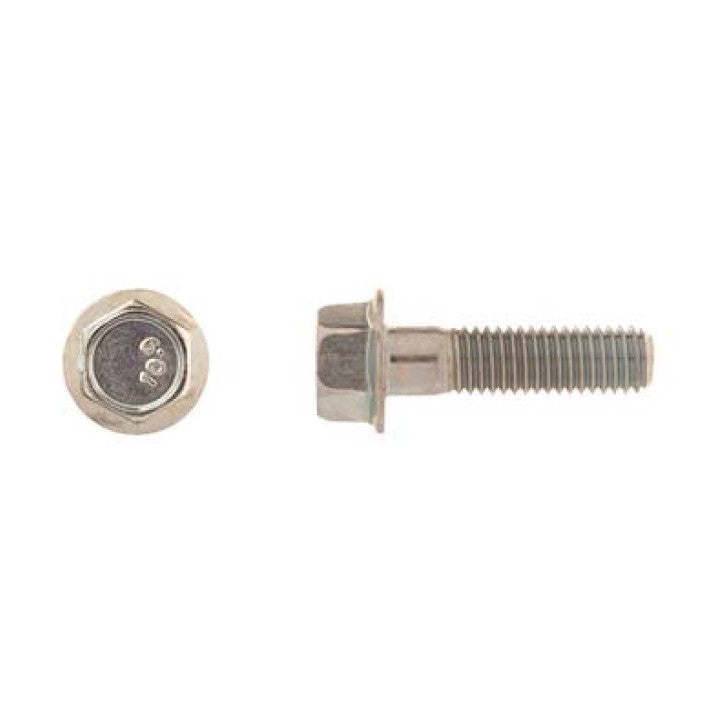 10Pcs Z Cl 10.9 Hex Hd Flange Bolts - 10-1.25 x 16mm 14mm Hex Hd