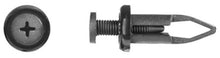 Load image into Gallery viewer, 10Pcs Black Nylon Bumper Cover Rivet - 9mm Hole Size 27mm Stem Length