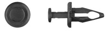 Load image into Gallery viewer, 25 Pcs Black Nylon Front Bumper Ret - 9.5mm Hole 18mm Flng 23mm Stem