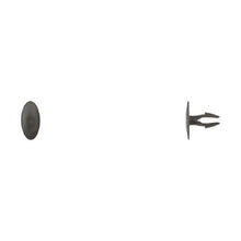 Load image into Gallery viewer, 100Pcs Black Nylon Weatherstrip Ret - 1/8" Hole Size  3/8" Head Dia