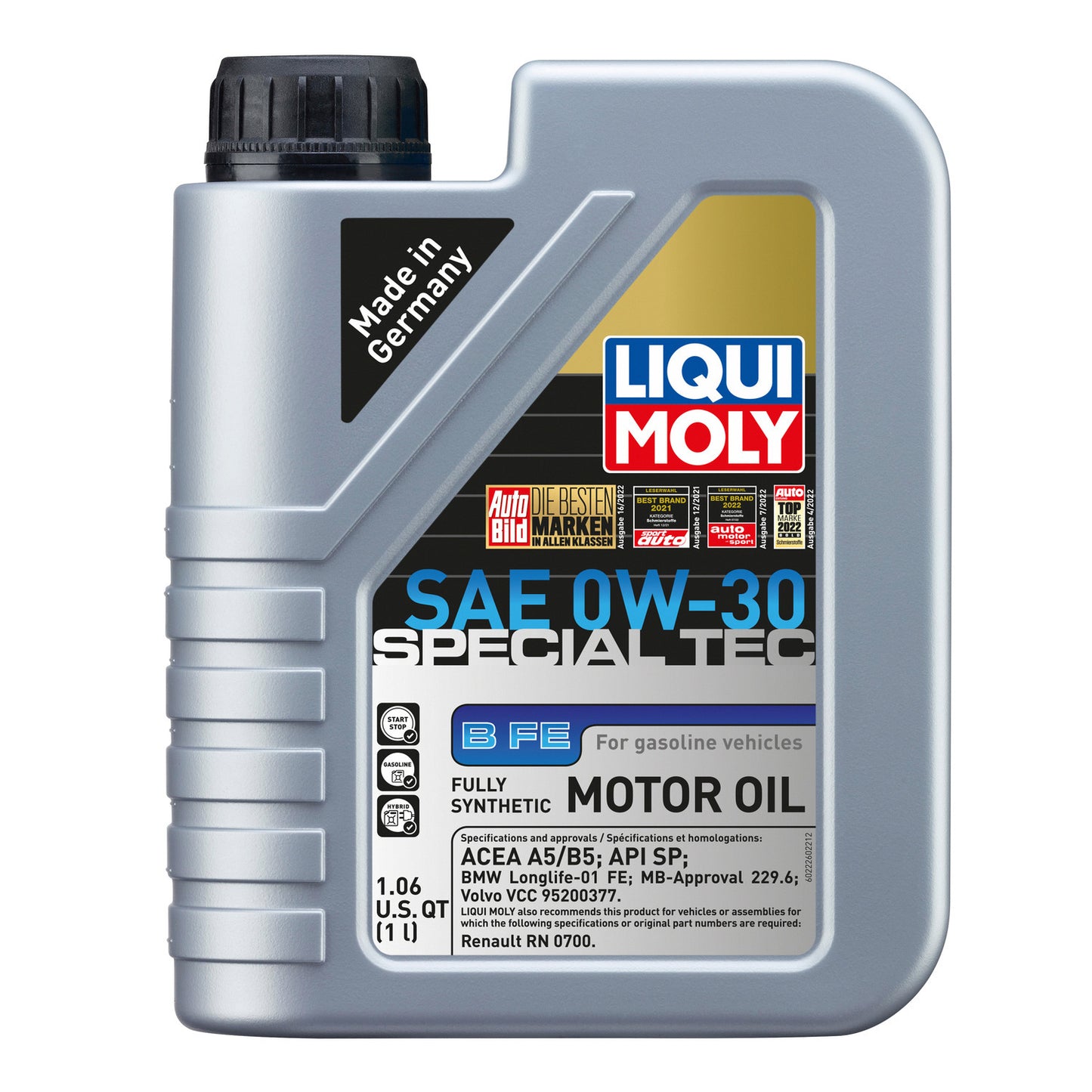 LIQUI MOLY - Special Tec B FE SAE 0W-30 - 1L - LM22260