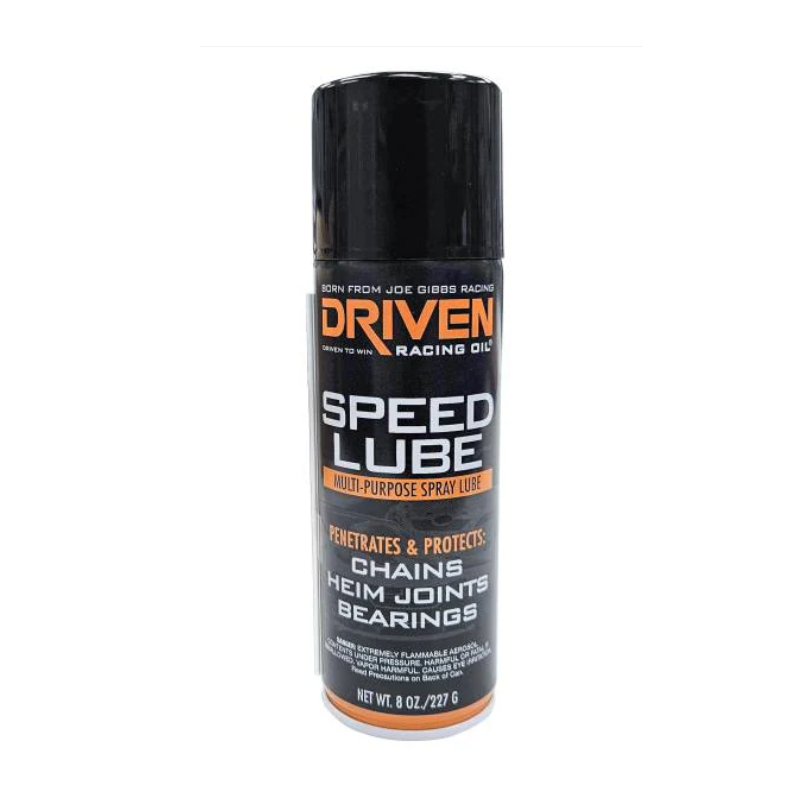 Driven Racing Oil Speed Lube 8oz Spray Can 12 Count Case - 50090-12