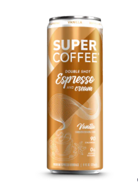 SUPER COFFEE Double Shot Espresso and Cream 11oz