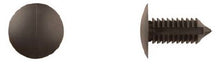 Load image into Gallery viewer, 50 Pcs Black Nylon Trim Panel Ret - 9/32" Hole Size 3/4" Head Dia