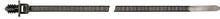 Load image into Gallery viewer, 25 Pcs Black Nylon Mounting Cable Tie - 7 1/2" 50 lbs T/S 1/4" Hole
