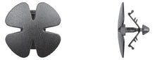 Load image into Gallery viewer, 25 Pcs Black Nylon Hood Insul Ret - 7mm Hole Size 13mm Stem Length