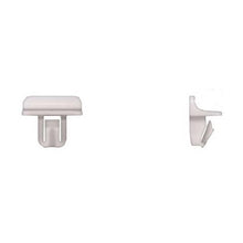Load image into Gallery viewer, 50 Pcs White Nylon Moulding Clips - 11.5 x 21mm Head 11mm Stem