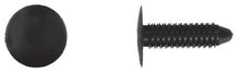 Load image into Gallery viewer, 25 Pcs Black Nylon Shield Retainers - 5/16" Hole Size  1 1/16" Stem