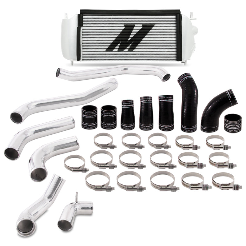 Mishimoto 2017-2021 Ford F-150 3.5L EcoBoost Intercooler and Pipe Kit – Silver Cooler with Polished Pipes