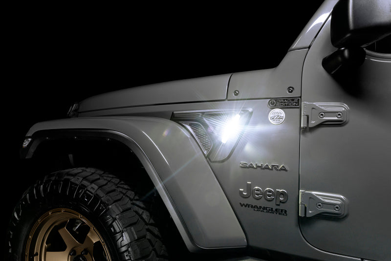 Oracle Lighting Sidetrack LED System for Jeep Wrangler JL and Gladiator JT - Stylish Tactical Body Cladding Upgrade