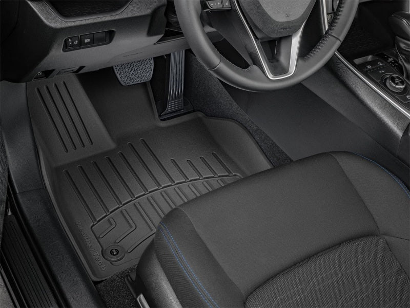 WeatherTech FloorLiner HP Front Floor Mats for 2019-2020 Toyota RAV4, Black - Part 4415161IM
