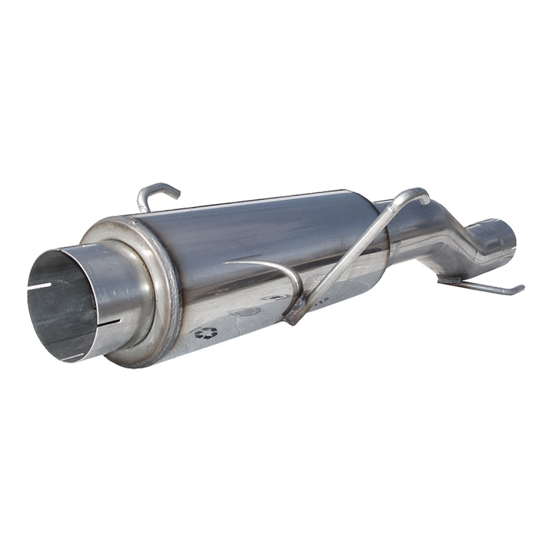 MBRP High-Flow Muffler Assembly for Dodge Cummins 600/650 - T409 Stainless Steel, 4.5 Inch Outlet
