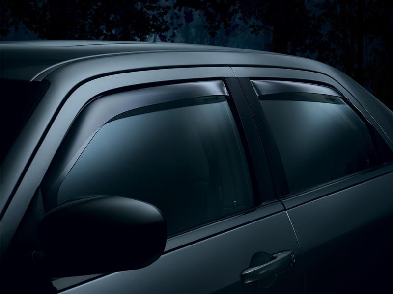 WeatherTech 03-05 Toyota 4Runner Dark Smoke Side Window Deflectors (4-piece Set)