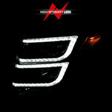 Load image into Gallery viewer, ANZO 2015-2020 Chevy Tahoe Projector Headlights with DRL, Black Housing and Clear Lens