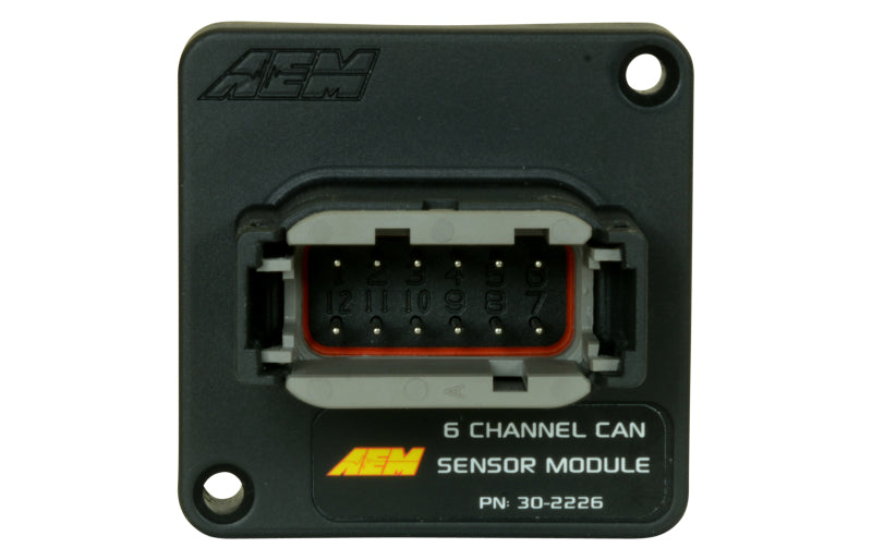 AEM 6 Channel CAN Sensor Module (PN 30-2226) for Digital Dash Integration