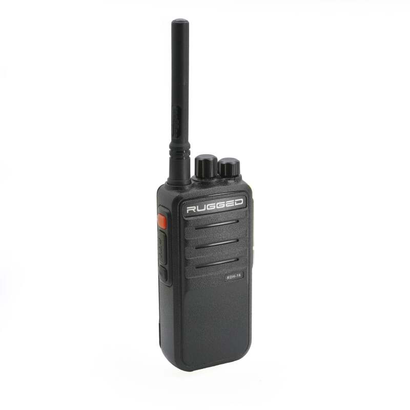 Rugged Radios Rugged RDH16 Business Band Two-Way Handheld Radio, UHF / Digital & Analog, Black