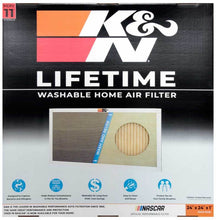 Load image into Gallery viewer, K&amp;N HVAC Filter 24 x 24 x 1 * Reusable Pleated Synthetic Air Filter with MERV 11 Rating