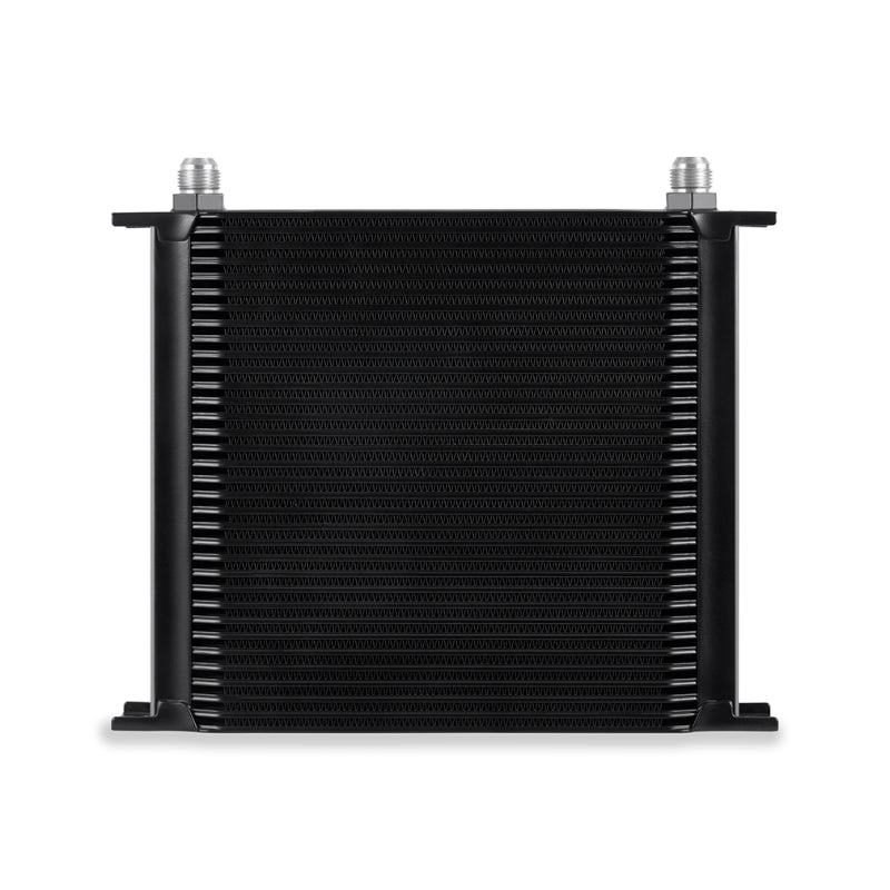 Mishimoto Universal 34-Row Oil Cooler - Black for Enhanced Engine Cooling