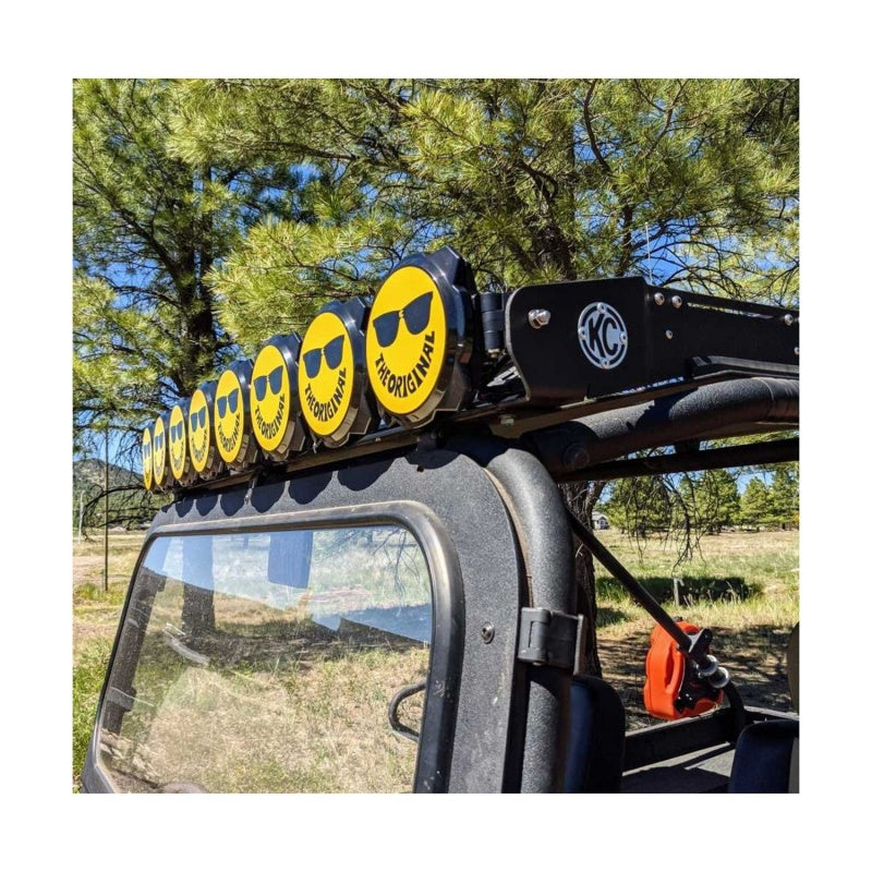 KC HiLiTES 6-inch Hard Cover for Gravity Pro6 LED Lights - 50th Anniversary Smiley Face Design