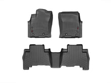 Load image into Gallery viewer, WeatherTech FloorLiner DigitalFit for Toyota 4Runner 2013-2015, Front and Rear, Black Part Number wet444931-442862
