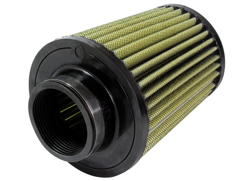 aFe MagnumFLOW Air Filter with Pro GUARD 7 Media - Part Number AFE72-30018, 3 in x 6 in x 4.75 in, High-Flow Conical Performance Filter for Severe Duty Environments