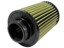 Load image into Gallery viewer, aFe MagnumFLOW Air Filter with Pro GUARD 7 Media - Part Number AFE72-30018, 3 in x 6 in x 4.75 in, High-Flow Conical Performance Filter for Severe Duty Environments