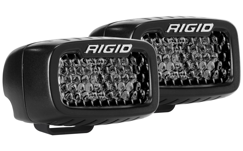 Rigid Industries SR-M Series PRO Midnight Edition LED Spot Lights - Pair