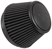 Load image into Gallery viewer, K&amp;N Engineering RU-3106HBK Black Universal Round Tapered Air Filter with 6-Inch Flange ID for Ford Mustang 2015-2017