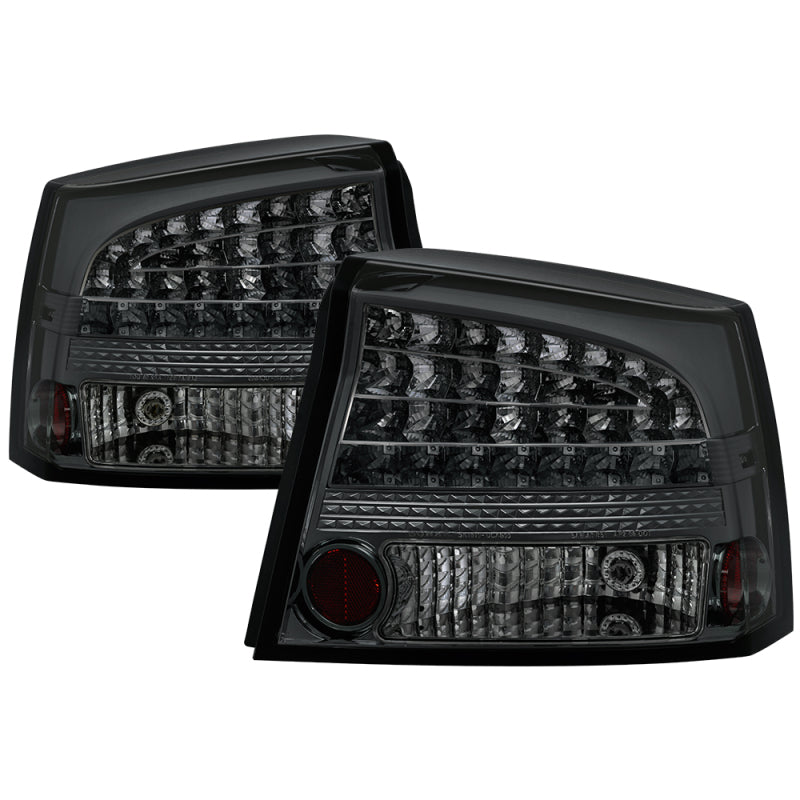 Spyder Smoke LED Tail Lights for Dodge Charger 2006-2008 - Enhance Your Vehicle's Look