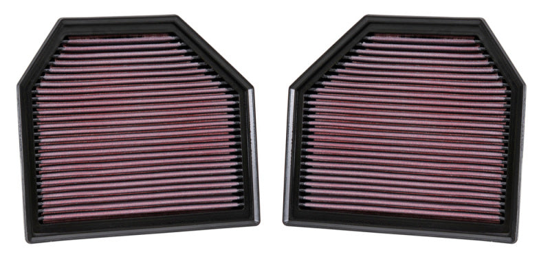 K&N Replacement Air Filter for 2011-2015 BMW M3 M4 M5 M6 3.0L & 4.4L V8 Engines