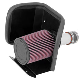 K&N Engineering 69-2548TS Silver Typhoon Performance Cold Air Intake for Dodge Dart 2013-2014, 1.4L