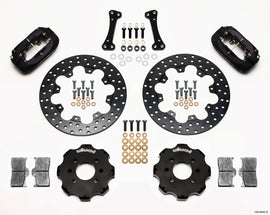 Wilwood Forged Dynalite Front Drag Brake Kit with Drilled Rotor for Acura Integra and Honda Civic