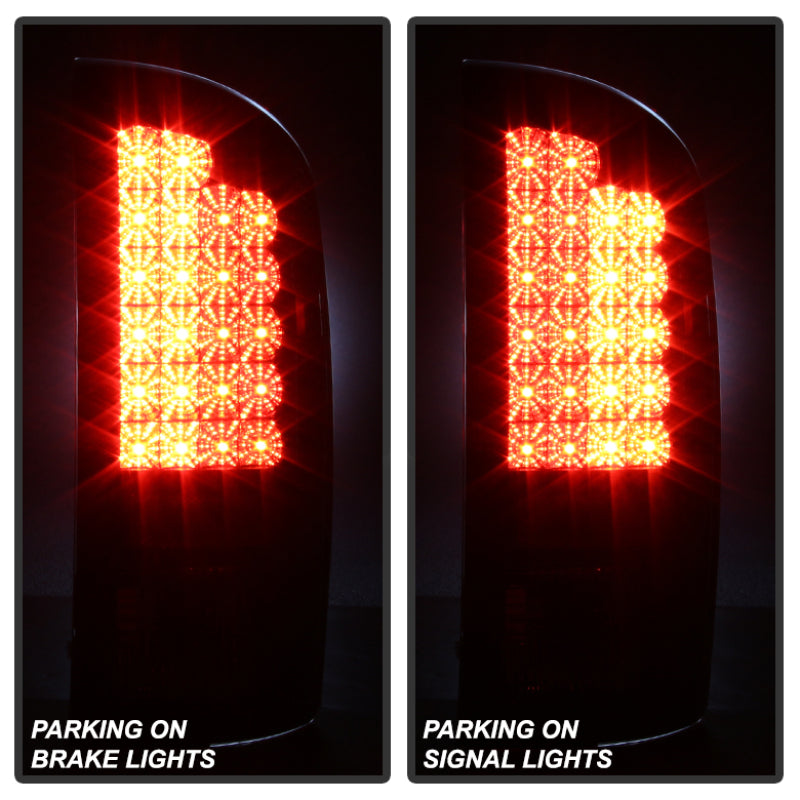 Spyder Dodge Ram 2002-2006 LED Tail Lights in Black - Enhance Your Vehicle's Look