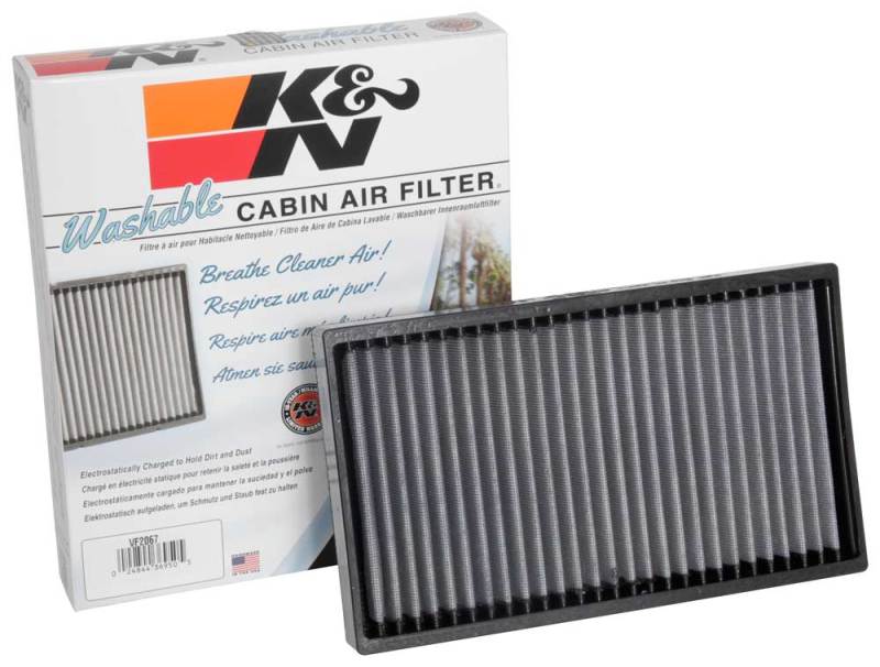 K&N Engineering Part KNVF2067 Washable Cabin Air Filter for Maserati Ghibli and Quattroporte (2014-2016)