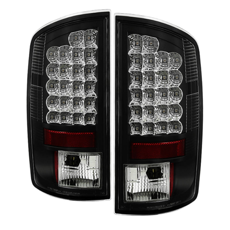 Spyder Dodge Ram 2002-2006 LED Tail Lights in Black - Enhance Your Vehicle's Look