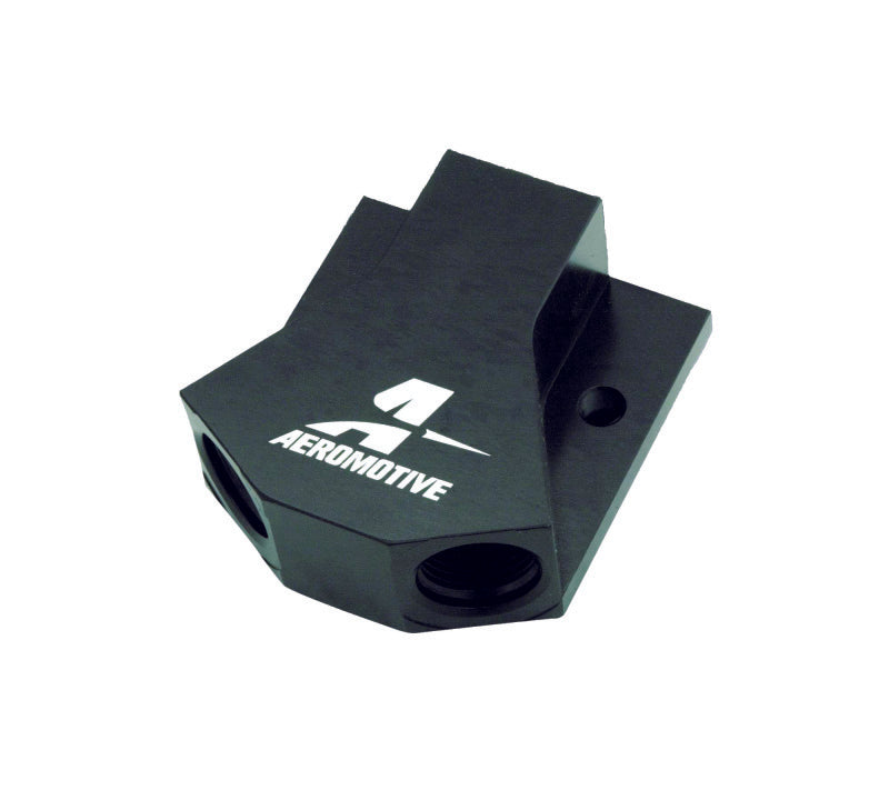 Aeromotive Y Block -10 AN to Two -8 AN Fuel Fitting - High-Flow Performance Fuel System Component