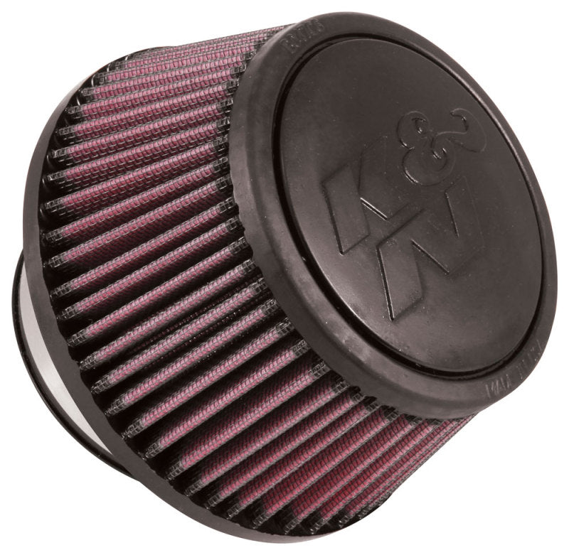 K&N Engineering Universal Round Clamp-On Air Filter 3-Inch Flange, 6-Inch Base OD, 4.625-Inch Top OD, 3-Inch Height