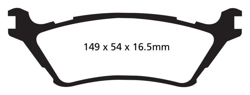 EBC Yellowstuff Rear Brake Pads for Ford F-150 2012-2013 * High-Performance Street and Track Use
