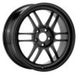 Enkei RPF1 17x9 Black Alloy Wheel with 5x114.3 Bolt Pattern and 35mm Offset