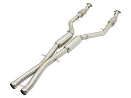 aFe Mach Force-Xp 2-1/2 Inch 304 Stainless Steel V8 Exhaust System with Catalytic Converter for BMW M3 (2008-2013)