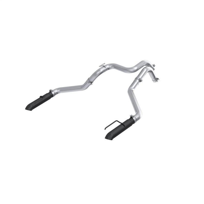 MBRP Armor BLK Series Dual Rear Turn-Down Axle Back Exhaust System for Ford Ranger 3.0L