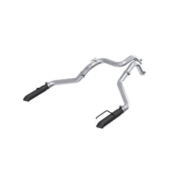 MBRP Armor BLK Series Dual Rear Turn-Down Axle Back Exhaust System for Ford Ranger 3.0L