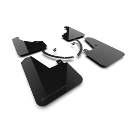 Rally Armor 24-25 Hyundai Santa Fe Black Mud Flap with Dark Grey Logo - Premium Polyurethane Protection