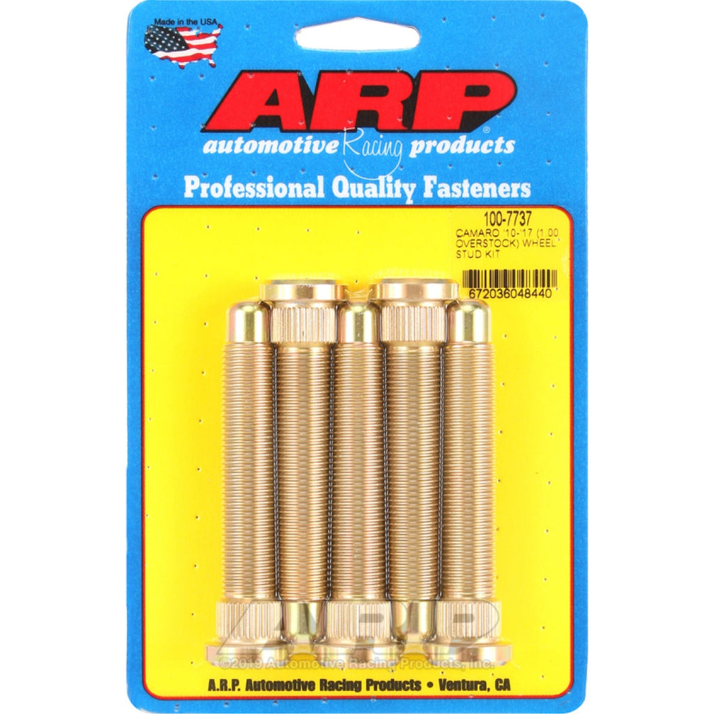 ARP 10-17 Chevrolet Camaro M14 1 Inch Over Stock Length Wheel Stud Kit