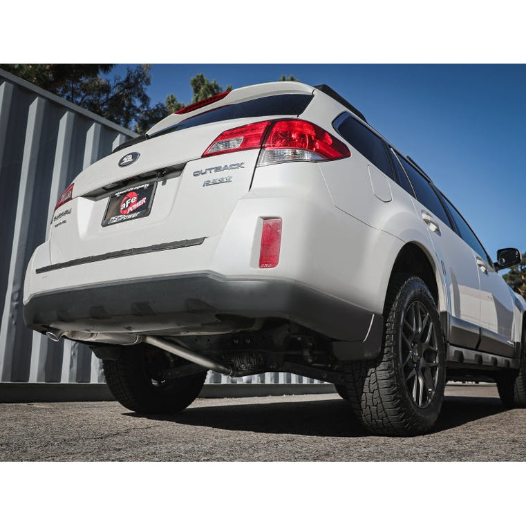 aFe POWER Takeda 2.25 to 2.5 inch Stainless Steel Cat-Back Exhaust System for Subaru Outback 2010-2013