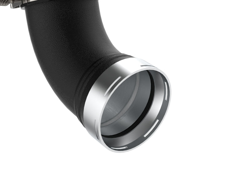 aFe BladeRunner Aluminum Hot and Cold Charge Pipe Kit for GM 6.6L Diesel Trucks (06-10 V8-6.6L LBZ/LMM) in Black